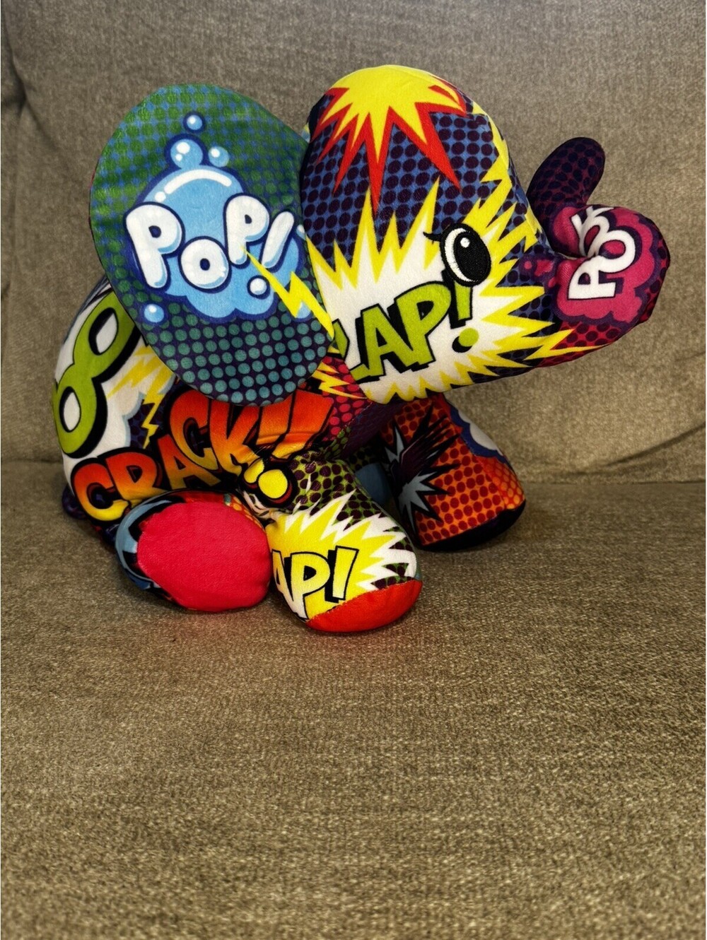 Pop Art Soft *WHAM*  Mammoth- Comic Book Print 16"  Plush 2023,